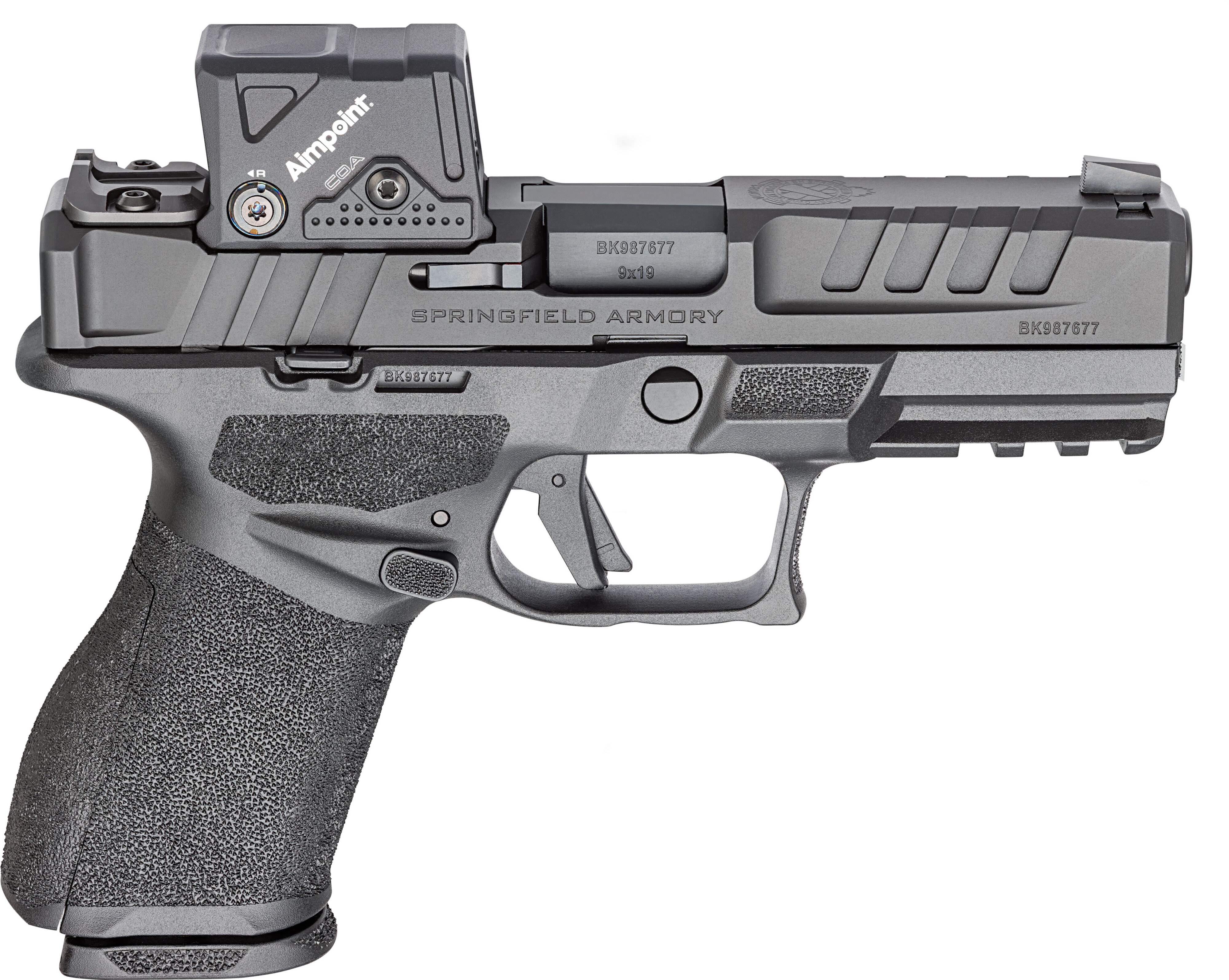 SPRINGFIELD ARMORY ECHELON 4.0C COA 9MM PISTOL 4" BLACK 1-15RD, 1-18RD